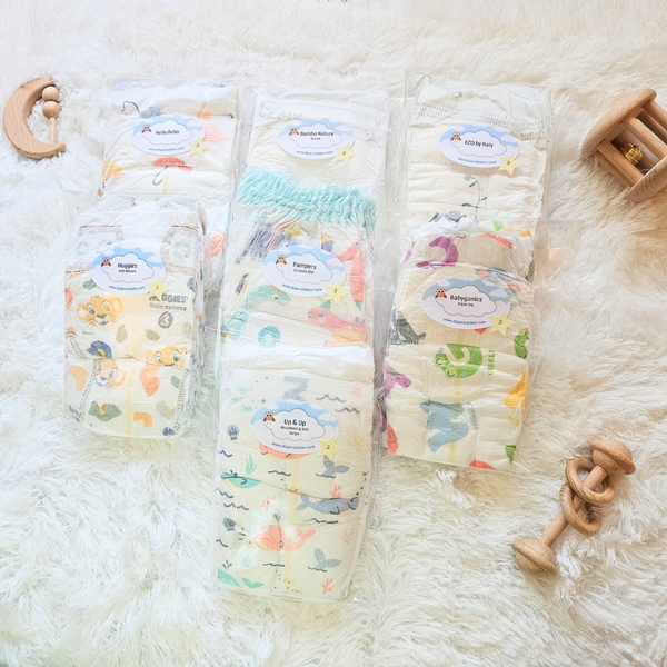 Teetering Toddler Diaper Variety Pack - Diaper Dabbler