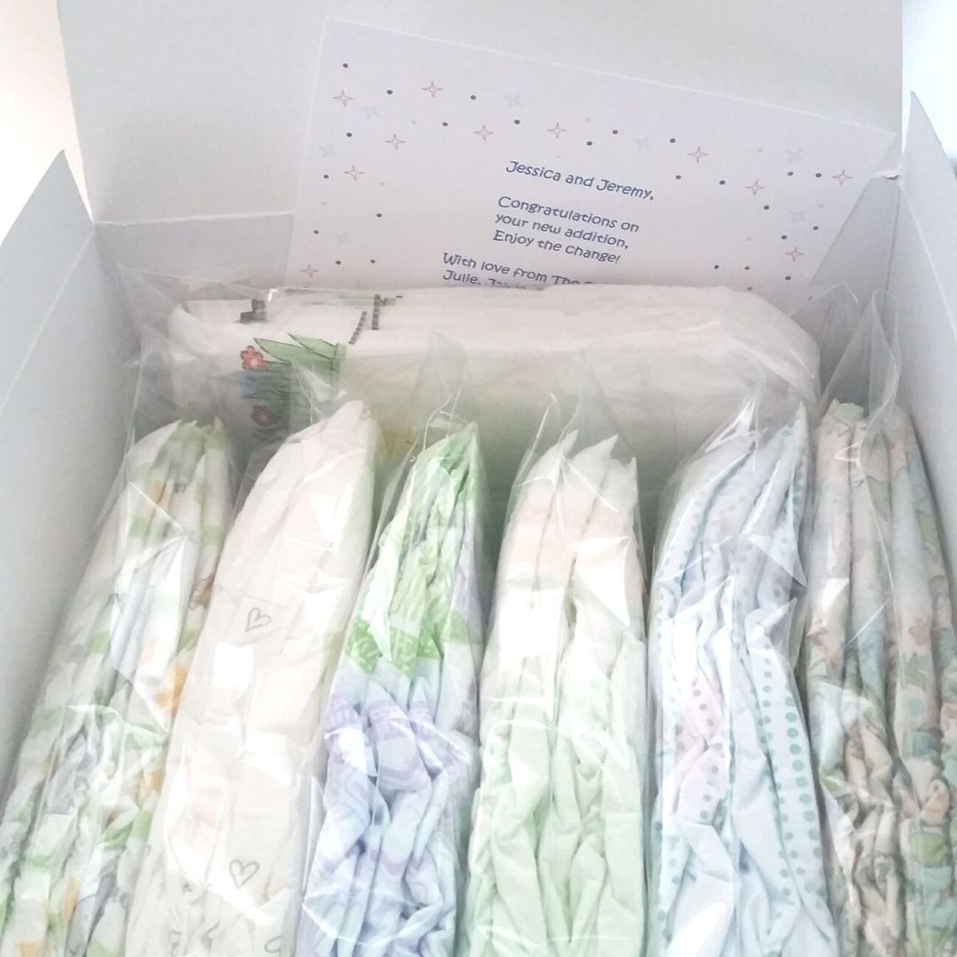 Luxe Love Diaper Sampler Package size 3